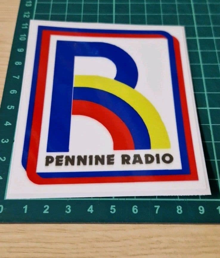 Pennine Radio Bradford STICKER Decal for any surface laptop studio camper