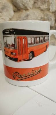 Pennine Transport Bus Cup Mug Skipton Leyland National Yorkshire