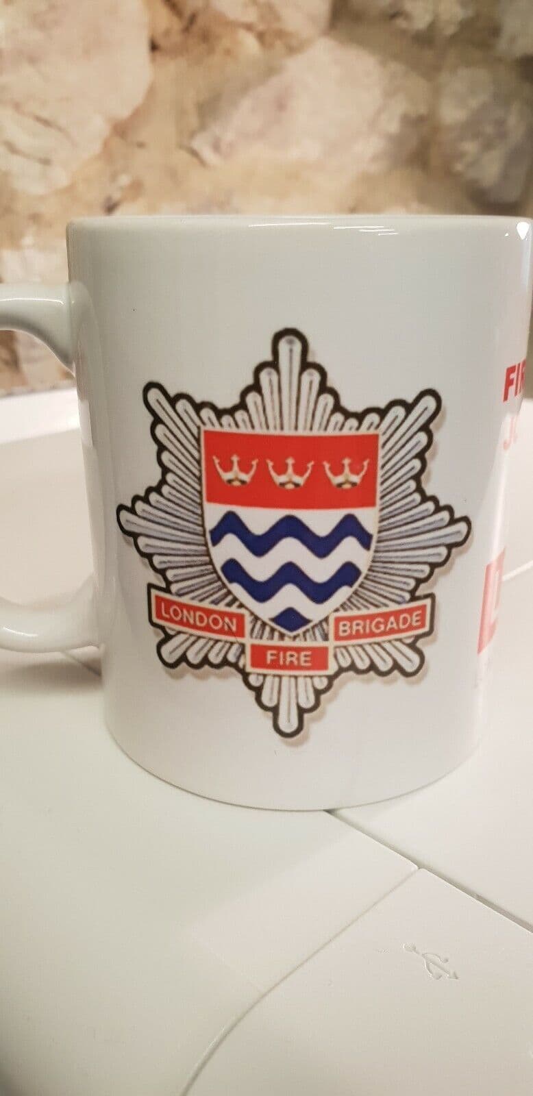 Fire Operations Mug Personalised Fire Fighter Officer with Brigade Motif Cup Mug gift all ...