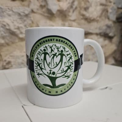 Personalised Genealogy Enthusiast Mug Cup World's Biggest Fan Family Tree