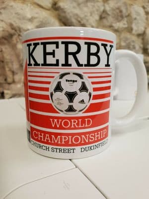 Personalised Kerby World Champion Cup Mug funny nostalgic gift