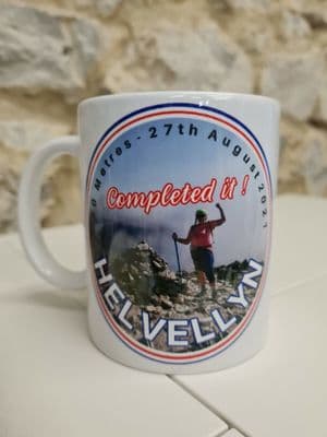 Personalised Mountain Walk Completed It Cup Mug congratulations gift