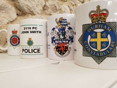 Personalised Police Officer Cup Mug Retirement / Joining gift all Constabularies