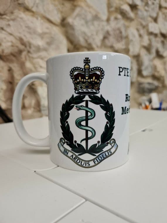 Personalised RAMC mug / cup Royal Army Medical Corps