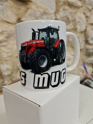 Personalised Tractor mug / cup perfect gift Fendt Ferguson Massey Case New Holla