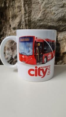 Plymouth City Bus Single Decker Cup Mug Citybus