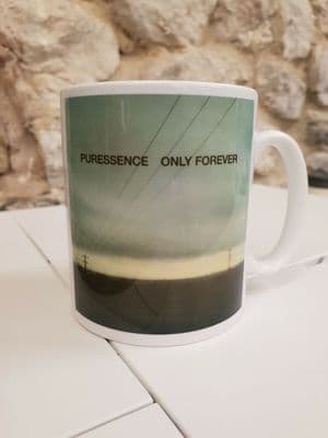 Puressence Cup Mug featuring the first two album covers Manchester band 90s