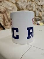 RAC logo mug cup retro vintage nostalgia 1970s logo The Royal Automobile Club