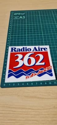 Radio Aire 362 Radio STICKER Decal for car, laptop, any surface ILR Leeds 1982
