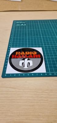 Radio Hallam FM 70s 80s STICKER Decal for car, laptop, any surface Sheffield ILR