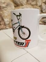 Raleigh Grifter Blue MK1 1970s 80s era style Cup Mug kids bicycle