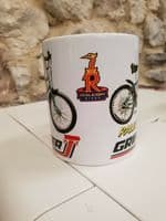 Raleigh Grifter Blue MK1 1970s 80s era style Cup Mug kids bicycle
