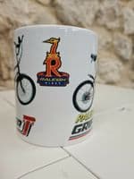 Raleigh Grifter Red MK1 1970s 80s era style Cup Mug kids bicycle