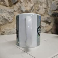 Raleigh Mag Burner BMX logo cup mug Skyway Mongoose GT Bikes Haro Hutch Team