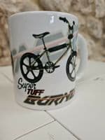 Raleigh Super Tuff Burner BMX logo cup mug Skyway Mongoose GT Bikes Haro Hutch