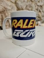 Raleigh Team Burner BMX logo cup mug Skyway Mongoose GT Bikes Haro Hutch