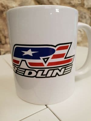 Redline BMX logo cup mug Skyway Raleigh Burner Mongoose Red Line old school