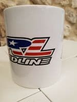 Redline BMX logo cup mug Skyway Raleigh Burner Mongoose Red Line old school