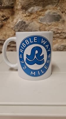 Ribble way Walk 72 Miles Logo mug cup Perfect gift souvenir
