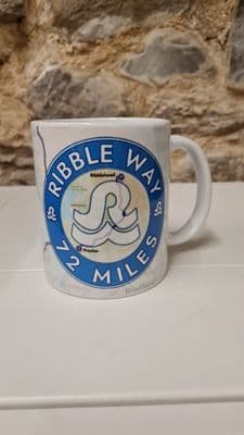 Ribble way Walk 72 Miles Map mug cup Perfect gift souvenir