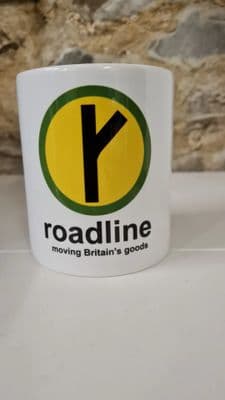 Road line 1970s Logo lorry bus truck logo Cup Mug Perfect gift