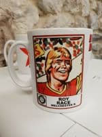 Roy of the Rovers 1970s era style Cup Mug featuring Roy Race Panini
