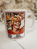 Roy of the Rovers 1970s era style Cup Mug featuring Roy Race Panini