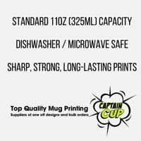 Roy of the Rovers 1986 era Cup Mug featuring Roy Race Melchester International