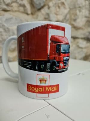 Royal Mail DAF Truck Lorry Wagon Mug Cup haulage driver / enthusiast