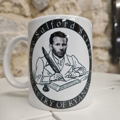 Ryan Giggs Poet The Salford Scribe poetry Mug Cup featuring 