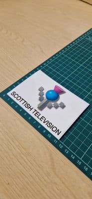 Scottish Television 70s 80s STICKER Decal for car, laptop, any surface Nostalgia