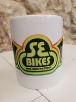 SE Bikes BMX logo cup mug Skyway Raleigh Burner Mongoose GT Bikes Haro Hutch