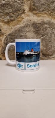 Sealink Cup Caesarea Ferry Mug Sea Link BR British Rail