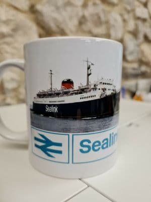 Sealink Cup Earl Siward Ferry Mug Sea Link BR British Rail