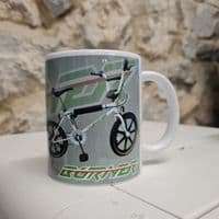 Set of 2 Raleigh Mag Burner BMX cup mug Skyway Mongoose GT Bikes Haro Hutch Team