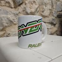 Set of 2 Raleigh Mag Burner BMX cup mug Skyway Mongoose GT Bikes Haro Hutch Team