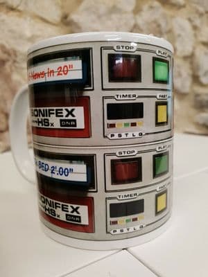 Sonifex Cart Player Cup Mug carts can be personalised with names Radio BBC ILR