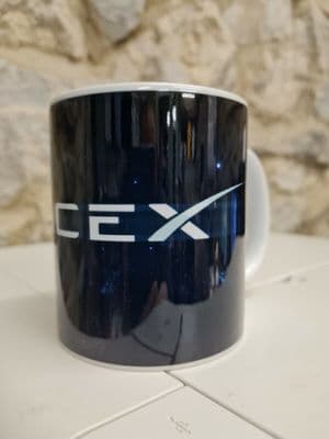 Spacex Space X Cup Mug Nasa Elon Musk rocket astronaut F9