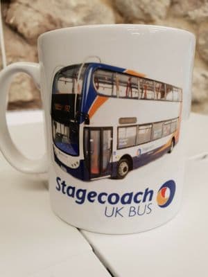 Stagecoach Enviro 400 Bus Transport Cup Mug Stagecoach Perfect gift old livery