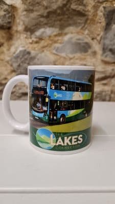 Stagecoach Lakes Connection Bus advertising mug cup UNOFFICIAL Coach Buses