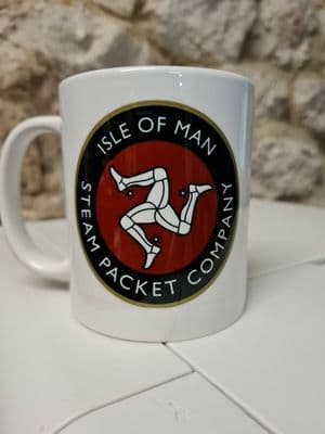 Steam Packet Company logo mug cup ferry ferries Isle of Man