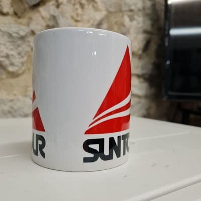 Suntour BMX 1983 logo cup mug Skyway Raleigh Burner Mongoose Red Line old school
