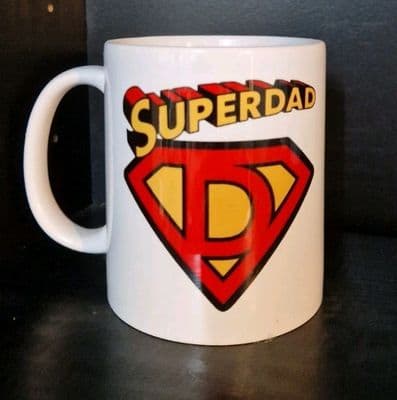 Super Dad Mug Cup  Superdad Father's Day Gift Present Daddy