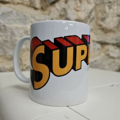SuperDad Cup Mug cool Fathers day gift Super Dad birthday present Daddy Topdad