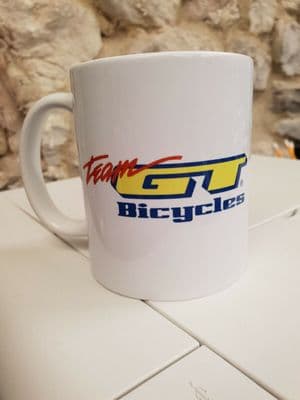 Team GT Bicycles BMX cup mug SkyWay Raleigh Burner Mongoose Bikes Hutch Haro