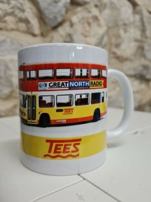 Tees Bus Logo Cup Mug Teesside North East 1980s