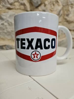 Texaco Petrol Oil mug cup retro vintage nostalgia motor racing