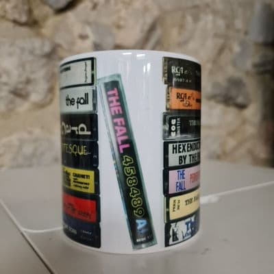 The FALL Cup Tapes Mug Mark E Smith Cassette collection