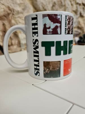 The Smiths album covers mug cup Morrissey Johnny Marr Andy Rourke Manchester