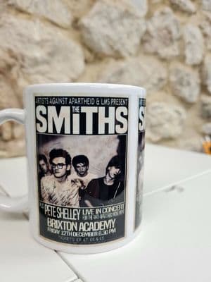 The Smiths Mug Cup final gig poster Morrissey Johnny Marr